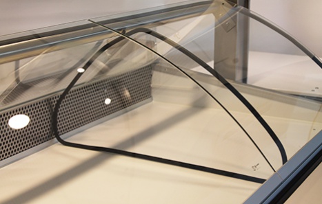séparation de vitrine pour remorque commerçant