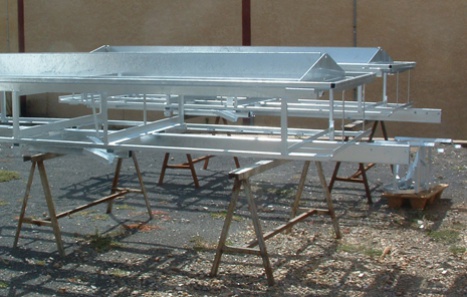 photo-equi-chassis châssis galvanisé remorque de magasin